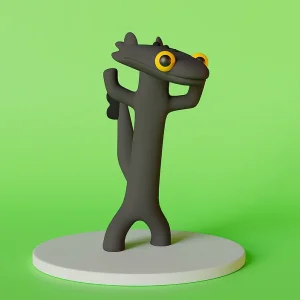 فیگور بی‌دندان (Toothless) مدل رقصی فان